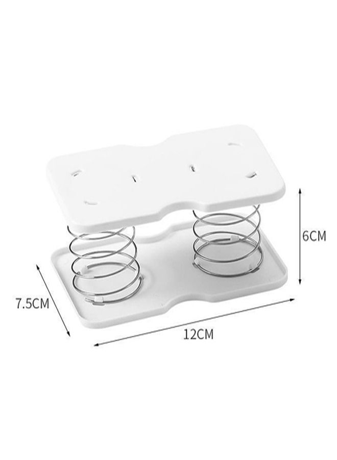 fashionhome 5 Pieces Spring Support Tissue Box Section Holder for Home Office Car Tissue Organizer Durable Tissue Dispenser with Spring-Loaded Mechanism - Image 5