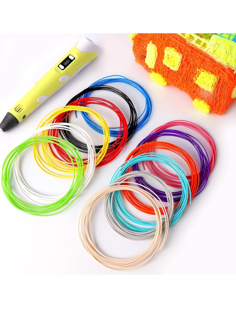 3D Printer Pen Set for Kids & Adults - Includes 12 Colors of 1.75 mm PLA Filament (3m Each) - Image 2
