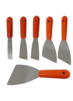 Generic Wall Paint Scrapers and Putty Knives Wallpaper Scrapers 6 piece Set 