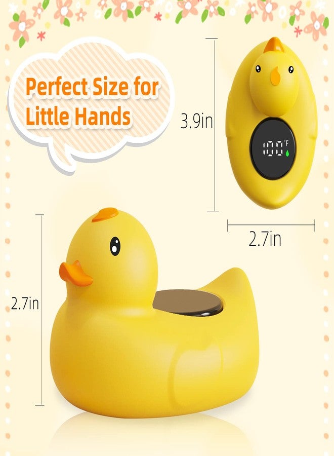 IOG Baby Bath Tub Thermometer for Newborn - Bathtub Water Temperature Thermometer for Toddler, Safety Floating Bathing Tub Toy Newborn Bath Essentials, Gift for Mom Kid Girls Boys (Duck) - Image 2
