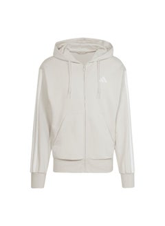 Adidas adidas essentials three stripes french terry fullzip men hooded track top  - Image 1