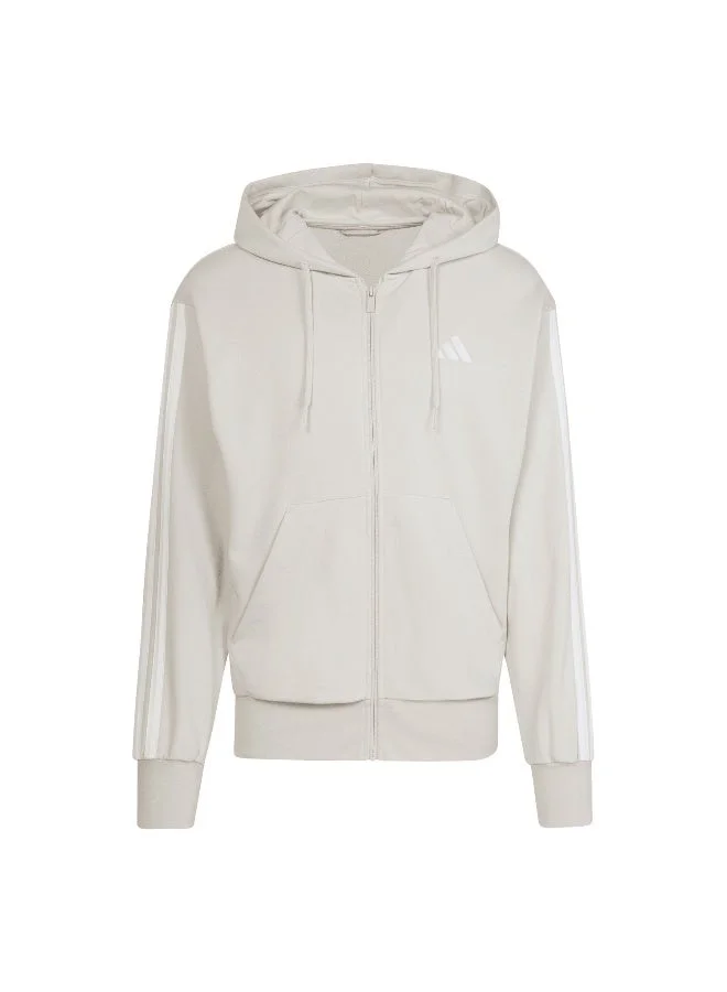 Adidas Essentials 3-Stripes French Terry Full-Zip Hoodie