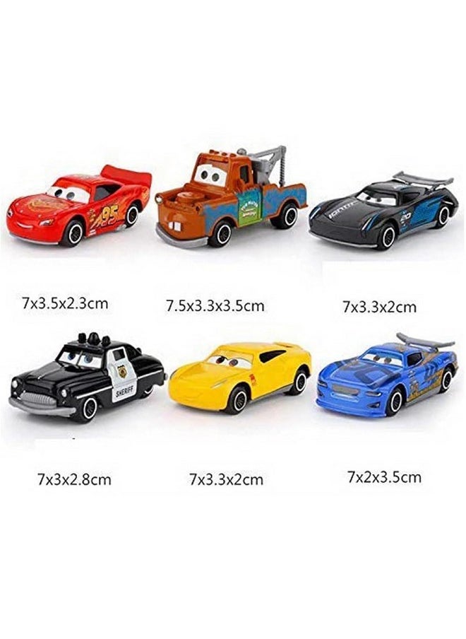Sky Tech Sky Tech® Mini Metal Die Cast Car Set of-6 Toy Vehicle Play Set Free Wheel High Speed Unbreakable Car for Kids, Small Racing Car for Exciting Playtime Adventures, Movie Vehicles Car for Kids  - Image 5