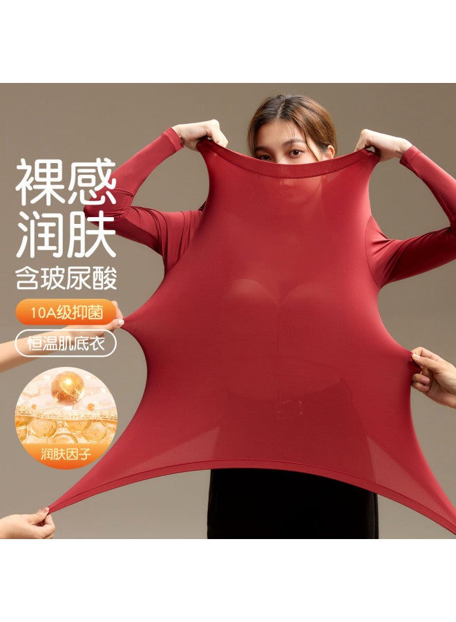 MIIOW Autumn Women'S Base T-Shirt With Hyaluronic Acid Moisturizing Long Sleeve Base Shirt For Women - Image 2