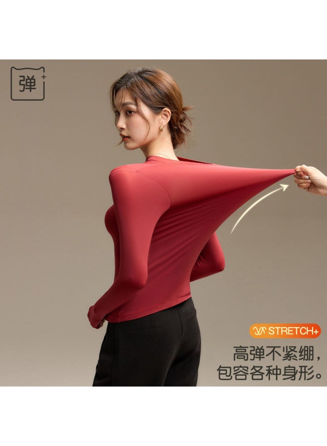 MIIOW Autumn Women'S Base T-Shirt With Hyaluronic Acid Moisturizing Long Sleeve Base Shirt For Women - Image 5