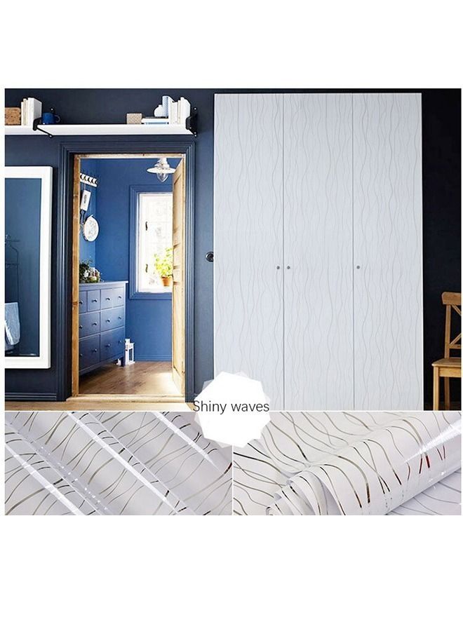 fashionhome 5-Piece PVC Decorative Wall Sticker Set Thickened Waterproof Home Sticker for Kitchen Bedroom 300x60 cm  - Image 2