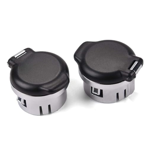 GPLUS G-PLUS Dash Power Outlet Cover 2PCS Compatible with Chevy Silverado Suburban Tahoe/GMC Sierra Yukon 2007-2013,Fit CTS 2008-2015, 20983936 25793816 Left and Right - Image 1
