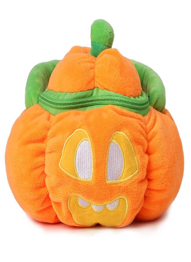 JOYIN - JOYIN Baby's Pumpkin Halloween Toys Playset with 8 Fun Play Pieces, Plush Goodie Bags Stuffers/Fillers, Halloween Party Decoration, Prizes and Gifts for Infants Boys and Girls - Image 1