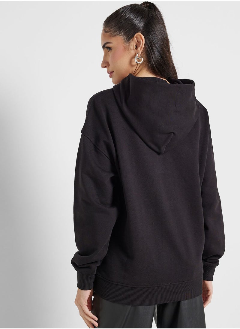 TOMMY JEANS - Logo Knitted Hoodie - Image 1