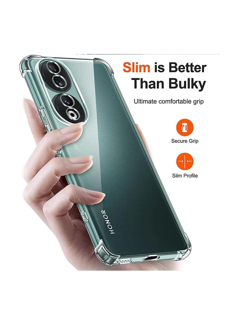 general For Honor 90 Clear Transparent Cover Silicone Shockproof Phone Case for Honro 90 5G (Honor 90, Clear) - Image 2