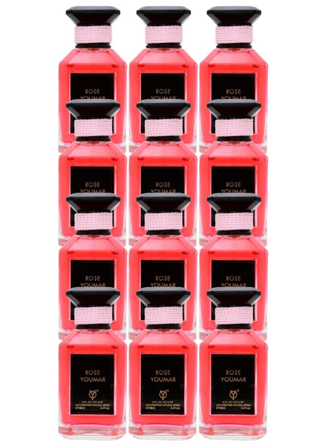 يومار 12 قطع عطر روز شيري رقم 070076 100مل - Image 1