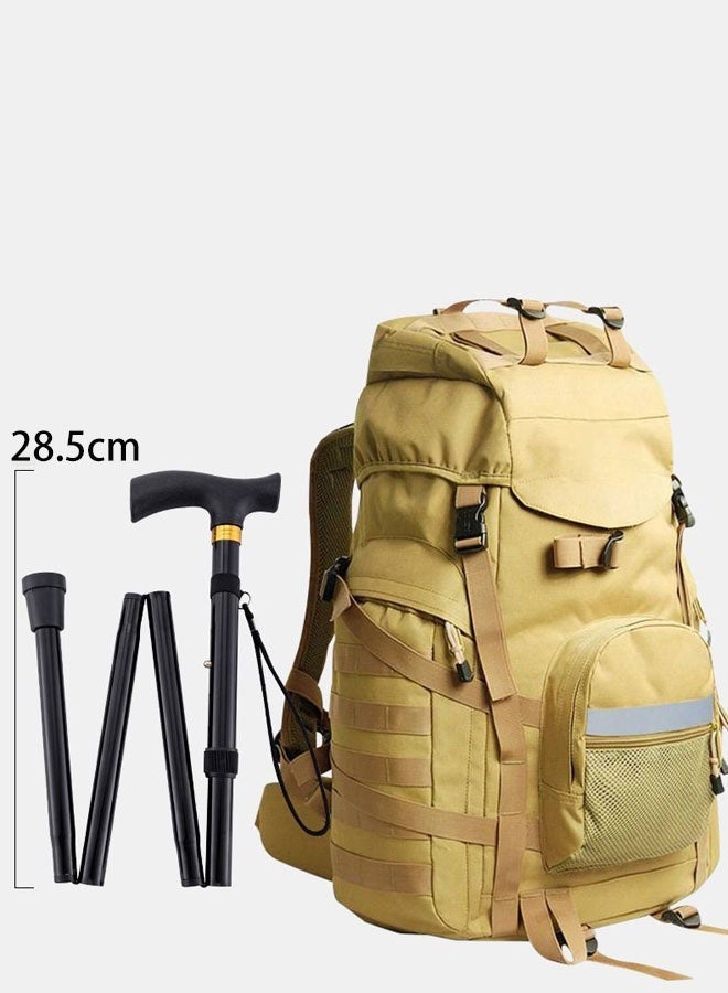 Hanayo Cane Folding Cane Portable Climbing Cane Lightweight Height Adjustable Walking Sticks with T-Handle for Elderly Nursing Care Mountain Climbing Walking Travel(Black) - Image 4