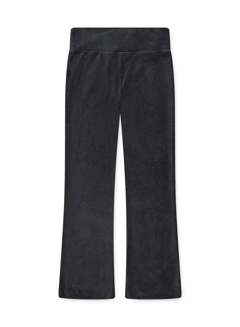 CONVERSE Youth Ribbed Velour Flared Leggings
