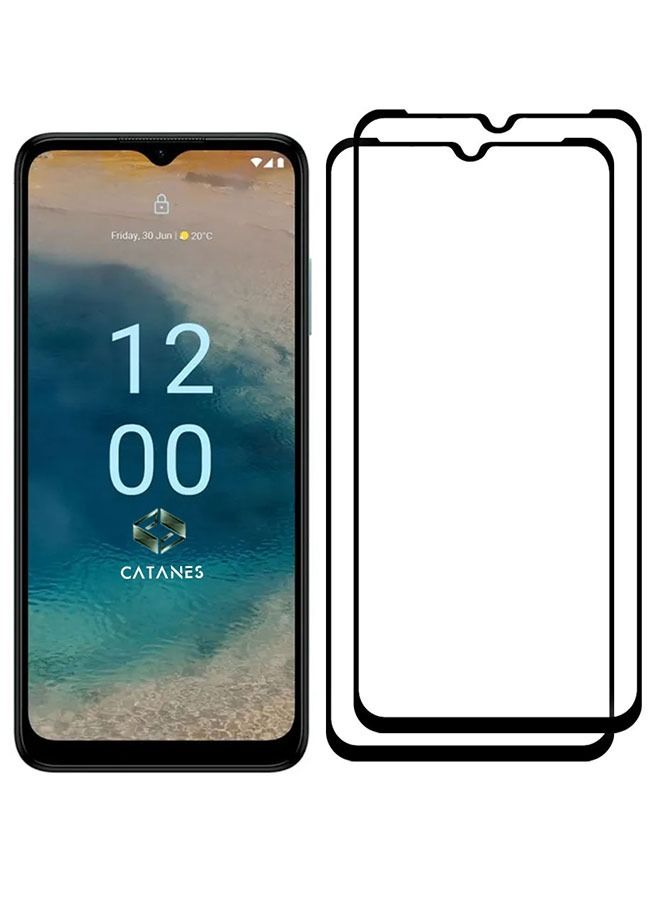 CATANES 2 Pack For Nokia G22 Tempered Glass Screen Protector Full Glue Back - Image 3