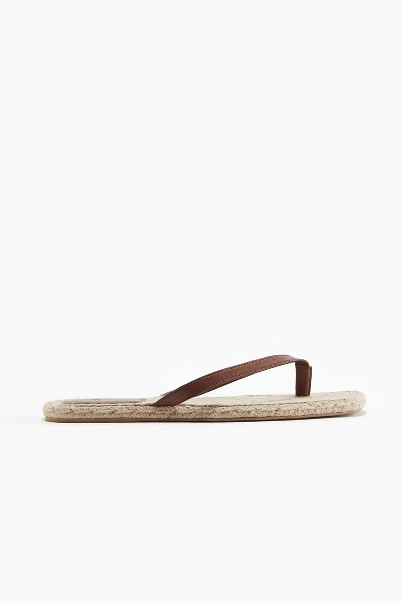 H&M Espadrille flip-flops