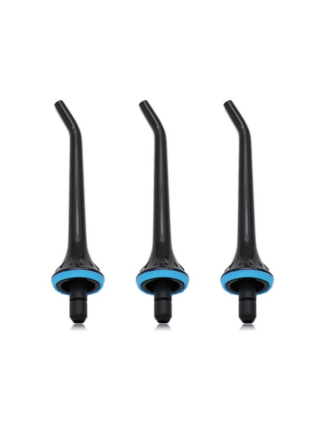 بادي أطراف بديلة لجهاز تنظيف الأسنان بالماء من موسبرو، ونيكويل، ونايس فيل، وأورال فري، وفوهة جيت، باللون الأسود، 3 قطع - Image 1