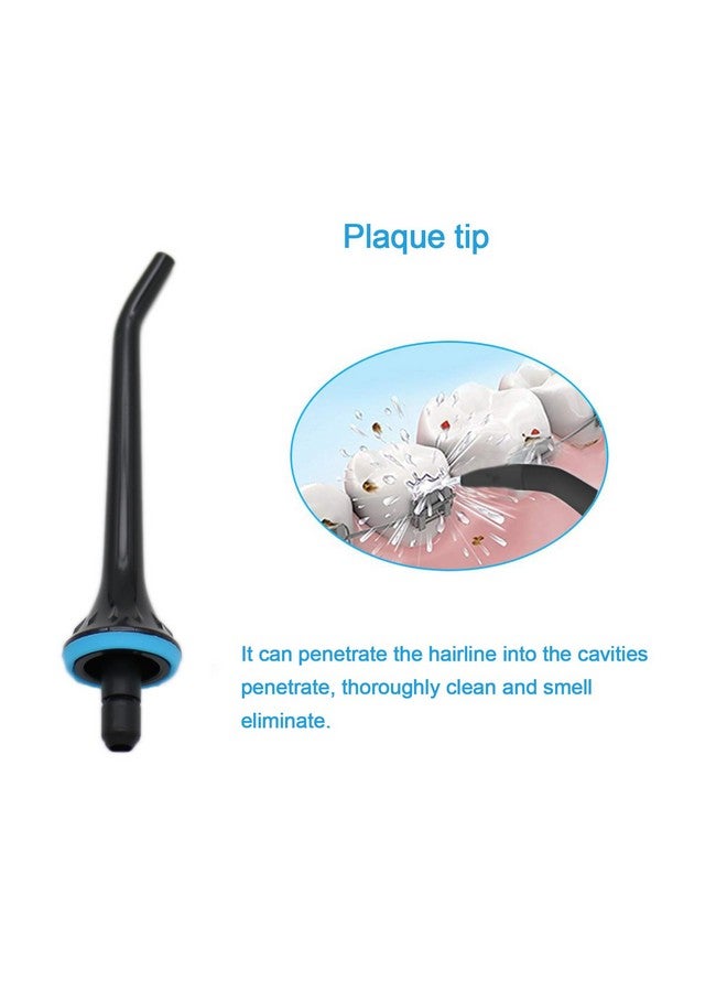 بادي أطراف بديلة لجهاز تنظيف الأسنان بالماء من موسبرو، ونيكويل، ونايس فيل، وأورال فري، وفوهة جيت، باللون الأسود، 3 قطع - Image 2