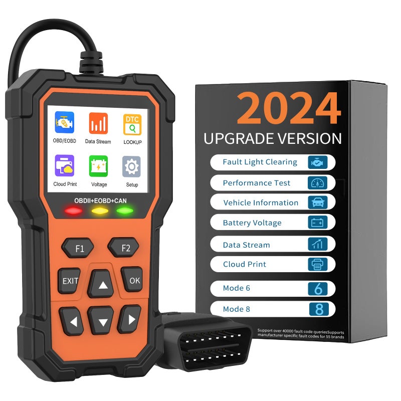 V521 Universal OBDII Scanner Professional Car Code Reader Data Print OBDII/EOBD/CAN Scan Tool Mode 6/ 8 for All OBDII Vehicles After 1996 - Image 1