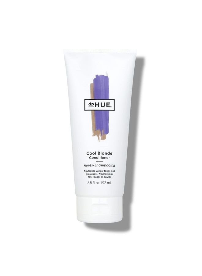 dpHUE Cool Blonde Conditioner, 6.5 oz - Purple Conditioner for Color-Treated Hair - Blonde Toner - Neutralize Unwanted Yellow, Brassy Hair Tones - Moisturizing Conditioner for Soft, Shiny Hair - Image 1