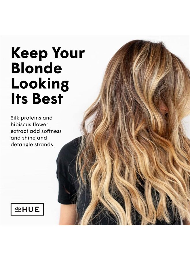 dpHUE Cool Blonde Conditioner, 6.5 oz - Purple Conditioner for Color-Treated Hair - Blonde Toner - Neutralize Unwanted Yellow, Brassy Hair Tones - Moisturizing Conditioner for Soft, Shiny Hair - Image 5