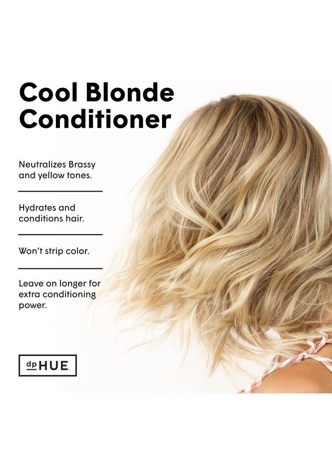 dpHUE Cool Blonde Conditioner, 6.5 oz - Purple Conditioner for Color-Treated Hair - Blonde Toner - Neutralize Unwanted Yellow, Brassy Hair Tones - Moisturizing Conditioner for Soft, Shiny Hair - Image 2