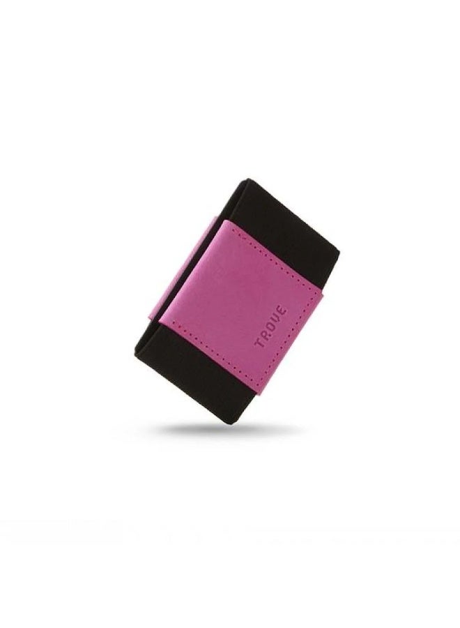 Trove Black and pink card wallet from Trov - Image 1
