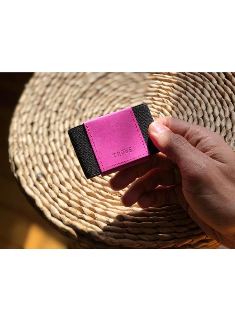 Trove Black and pink card wallet from Trov - Image 5