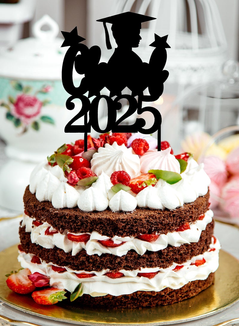 زينة كعكة التخرج "GRADE 2025"، أفضل الهدايا لحفل التخرج، ديكورات التخرج - Image 3