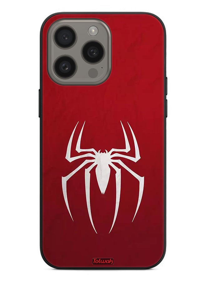Tolwak Apple iPhone 15 Pro Max Protective Case Cover Spider Icon - Image 2