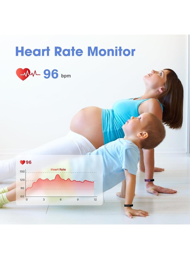 EURANS Kids Fitness Tracker for Boys Girls Teens, IP68 Waterproof Activity Tracker with Heart Rate, Blood Oxygen & Sleep Monitor, Alarm Clock, Calorie Counter, Step Counter - Image 5