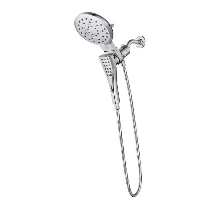 220C3 VERSO EIGHTFUNCTION 7INCH ROUND SHOWER SPRAY HEAD WITH HANDSHOWER 72INCH HOSE CHROME