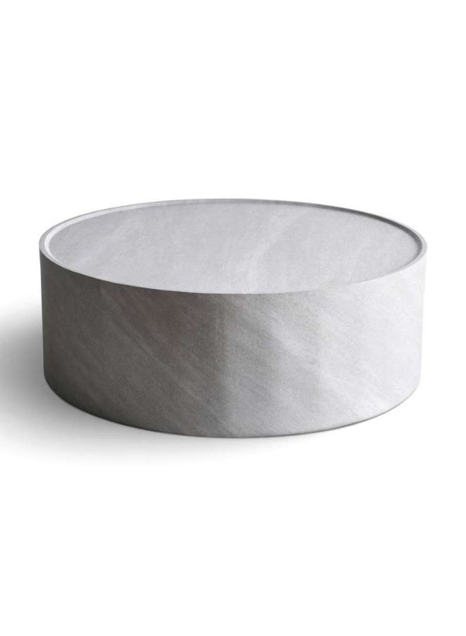 Pan Home Grey Round Coffee Table for Living Room - Image 5