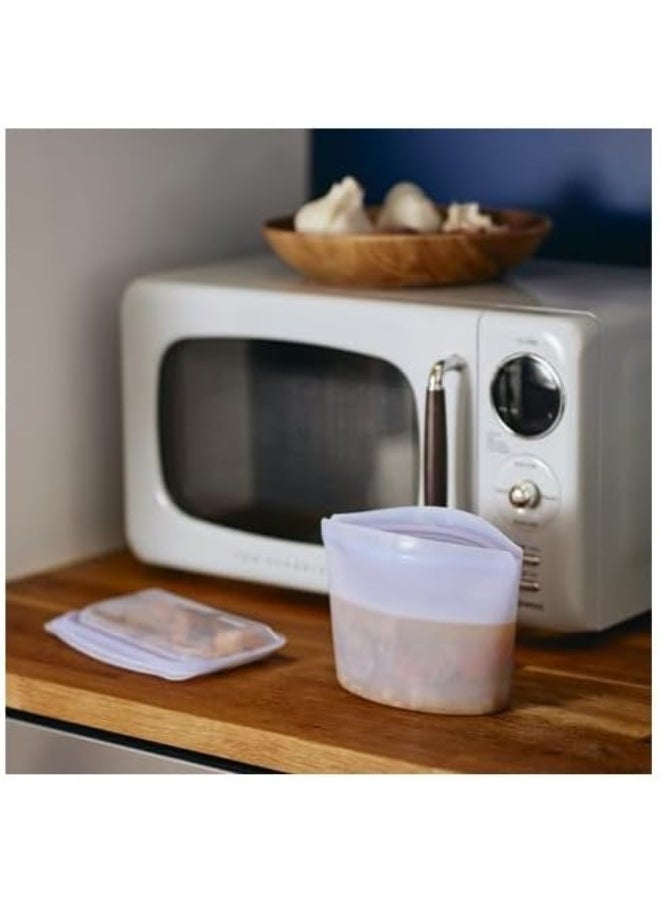 Stasher 2 Cup Bowl Lavender 0.47L  - Image 2