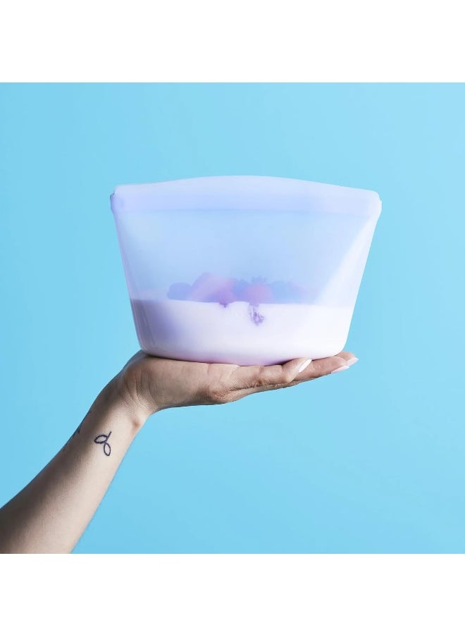Stasher 2 Cup Bowl Lavender 0.47L  - Image 3