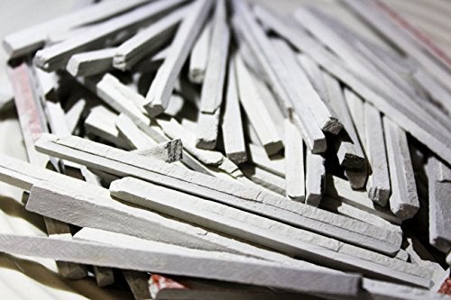 Earthy Goodies Edible Thin Slate Chalk Pencils. White Slate Limestone Chalk Sticks for pica - Image 2