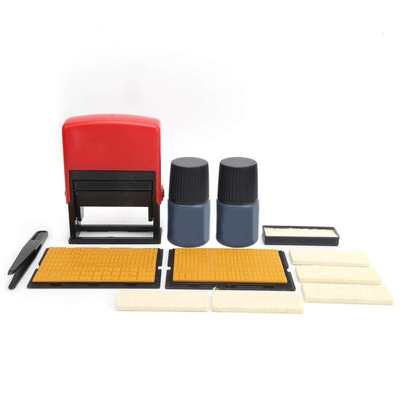 Manual Date Coding Machine with Quick Dry Ink for Flat Curved Surfaces HD Dotting Font Card Slot - Image 5