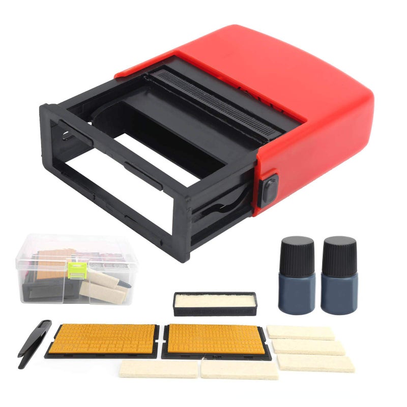 Manual Date Coding Machine with Quick Dry Ink for Flat Curved Surfaces HD Dotting Font Card Slot - Image 3