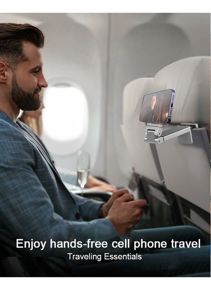 إكس ليفيل حامل هاتف مغناطيسي فائق القوة للسيارة، مصنوع من سبائك الألومنيوم خفيف الوزن، قابل للتعديل بزاوية 360 درجة، صغير الحجم وقابل للحمل، مناسب للسيارة، المكتب، السكن، المطبخ، رحلات العمل (فضي). - Image 5