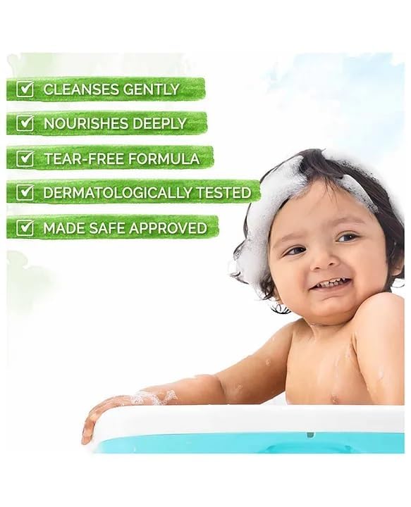 Mamaearth Gentle Cleansing Shampoo for Babies | Infused with Coconut, Jojoba Oil, Calendula Extract & Aloe Vera Extract | Tear-Free Natural Shampoo | 400 ml - Image 2