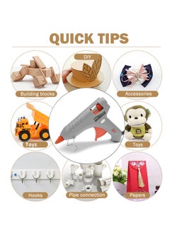 KSEIBI 60W Hot Glue Gun, Upgraded High Temp Hot Melt Glue Gun for DIY Projects, Packaging and Shipping, Home Quick Repairs, Repairing Broken Household Items, Arts and Crafts, Floral Design.  - Image 5