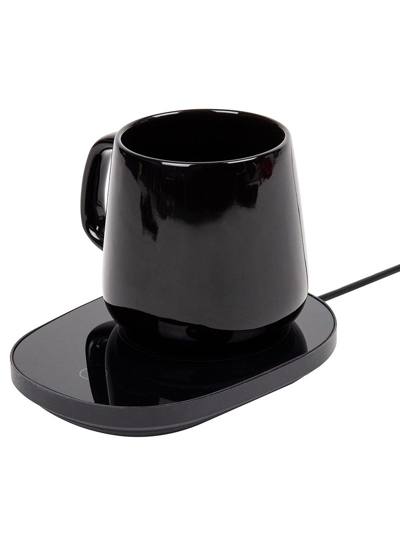 Lucky سخان أكواب القهوة الذكي بدرجة حرارة ثابتة 55 درجة، مناسب للمكتب والمنزل، وأكواب ووسادات تدفئة جديدة - Image 3