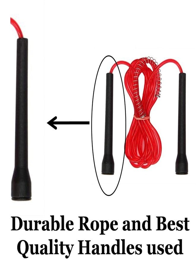 Spanco Jumping Skipping Rope with Comfortable PVC, Pencil Shape Handle for Weight REDUCING/Warm-UP/Gym/Sports & Gym Fitness. - Image 3