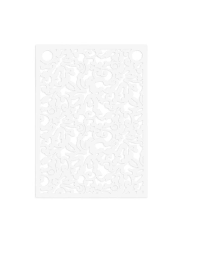 David Tutera Illusion Die Cut Lace Paper Pennants White 25 pieces - Image 1