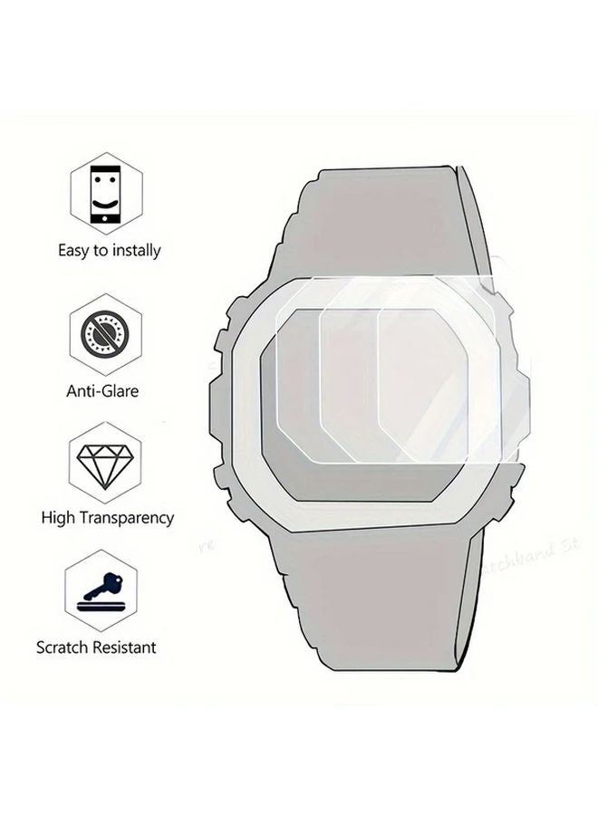 3pcs A158W Smartwatch Screen Protector HD Clear Anti Scratch Film - Image 5