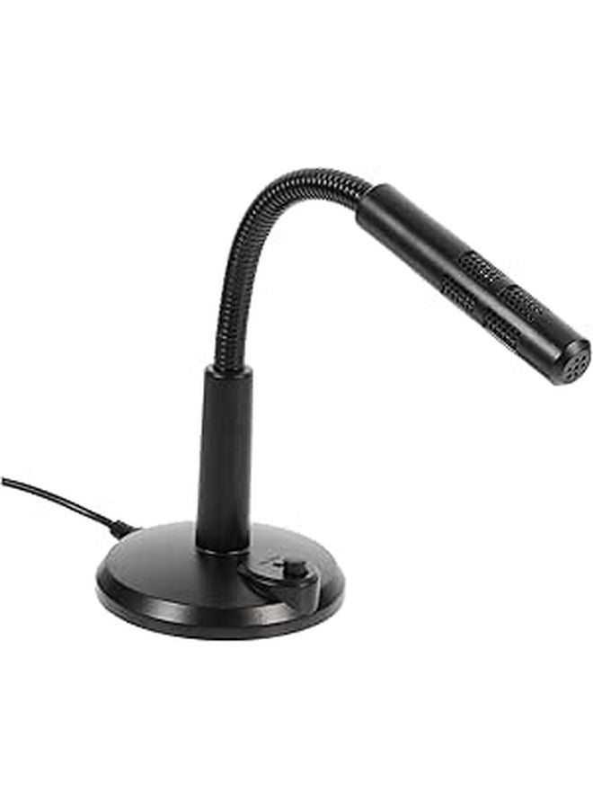 USB Microphone For Laptop Computer With Power Indicator Light Compact Design Durable Material For Gaming Streaming Podcasting - Image 1
