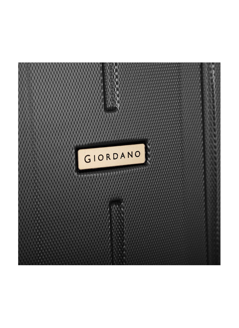 GIORDANO حقيبة تروالي بسحاب خارجي أسود بسعة 20 إنش من جوردانو  - Image 2
