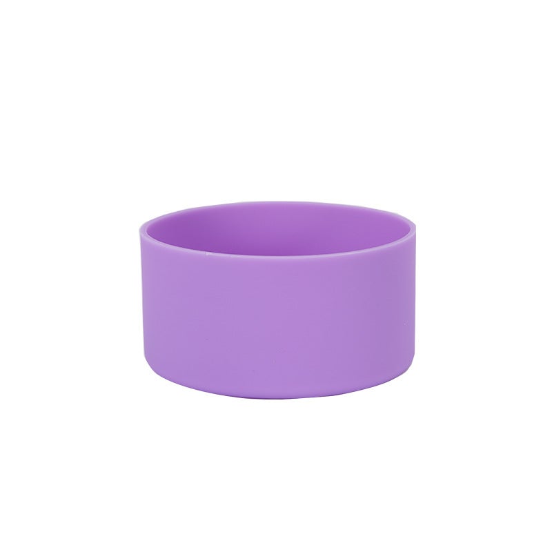 Stainless Steel Cup Sleeve With Silicone Base, Space Flask Glass Cup Insulation Silicone Sleeve, Sports Water Bottle Sleeve, Heat Insulation And Anti-Scalding - Image 1