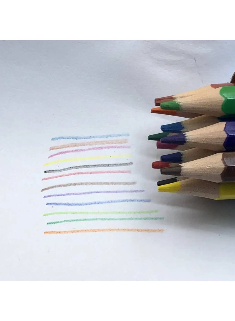 Huitich 24-Color Colored Pencils Set, Assorted - Image 5
