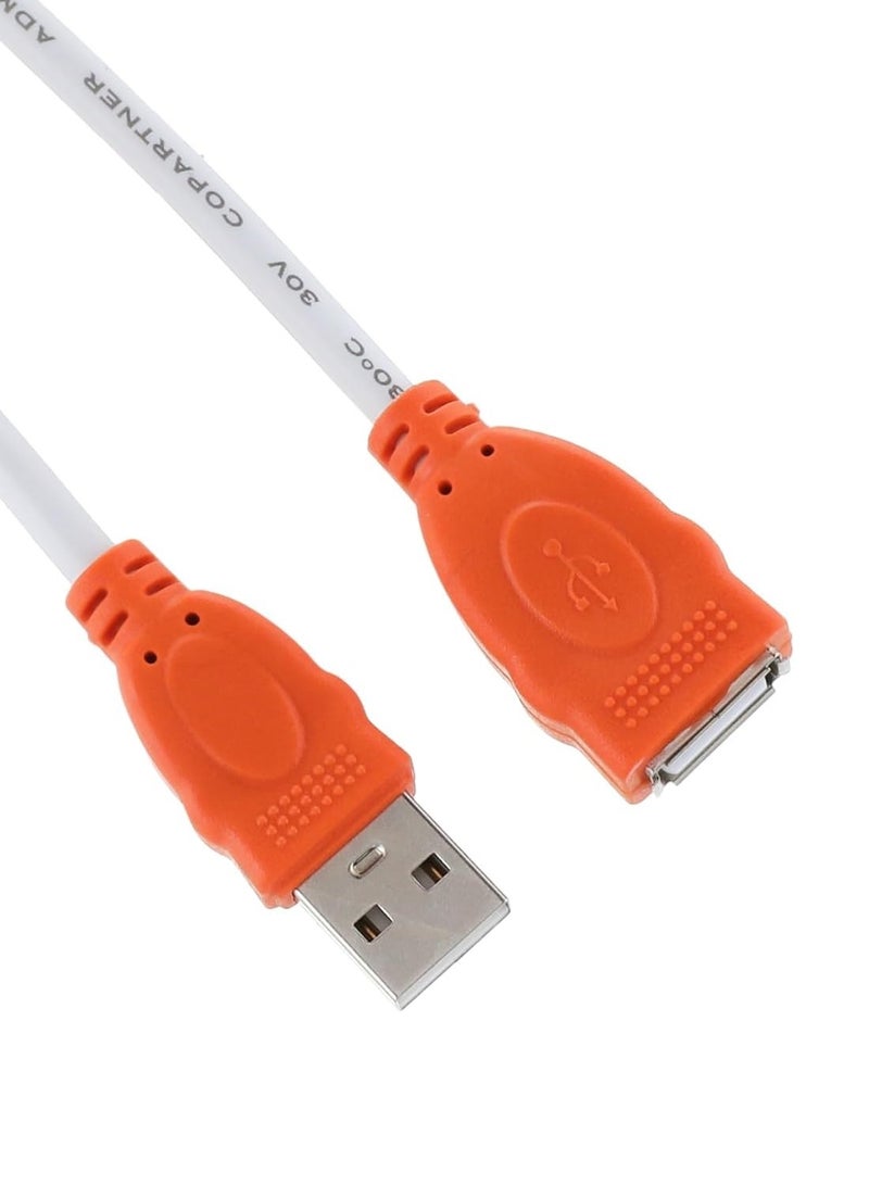 USB 1.5M Computer Cable - High Quality, Easy to Use, Perfect for Safe Device Relocation, WHITE - Image 2