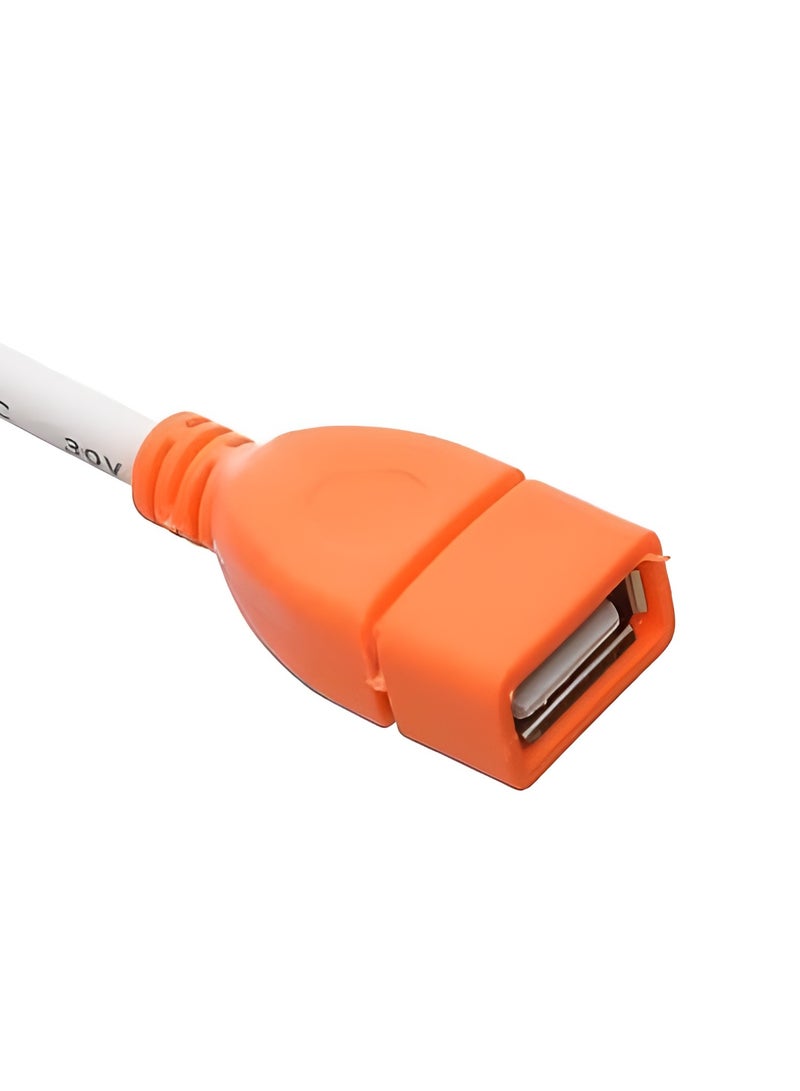 USB 1.5M Computer Cable - High Quality, Easy to Use, Perfect for Safe Device Relocation, WHITE - Image 5